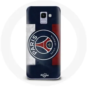 Coque pour Samsung Galaxy A6 2018 Paris Saint Germain PSG Logo Maniacase pas cher
