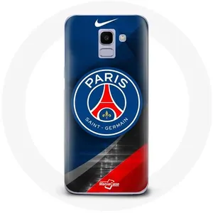 Coque pour Samsung Galaxy A6 2018 PSG Paris Saint Germain Logo Maniacase pas cher