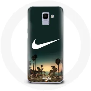 Coque pour Samsung Galaxy A8 2018 Nike palmier miami Maniacase pas cher