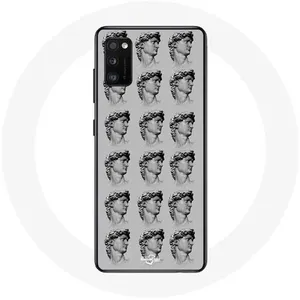 Coque pour samsung galaxy S20 Statue fond gris Maniacase pas cher