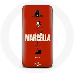 Comparateur de prix : Coque pour Samsung Galaxy j7 2017 La casa de papel Marsella dessin Maniacase