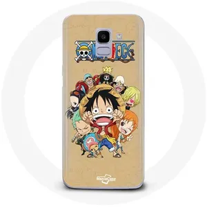 MANIACASE Coque pour Samsung Galaxy A6 2018 One piece Manga Equipage du Chapeau ... pas cher