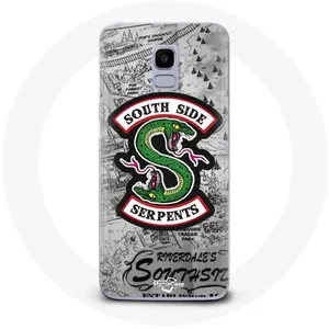 Coque pour Samsung Galaxy A6 2018 Riverdale south side serpents logo Maniacase pas cher