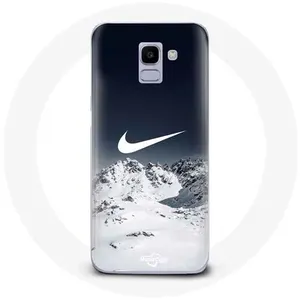 Coque pour Samsung Galaxy A6 2018 Nike Logo Niege Hiver Maniacase pas cher