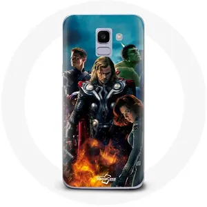 Coque pour Samsung Galaxy A8 2018 Avengers film de super héros Maniacase pas cher