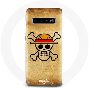 Coque pour Samsung Galaxy S10 One Piece Manga Tete de Mort Maniacase pas cher