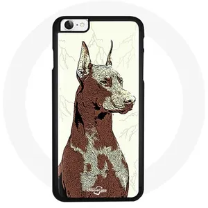 Coque pour Iphone SE - 5/5S Doberman Maniacase pas cher