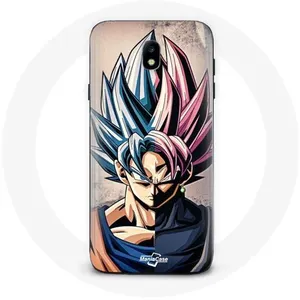 Coque pour Samsung Galaxy J7 2017 Manga Dragon Ball Anime Multicolore Maniacase pas cher