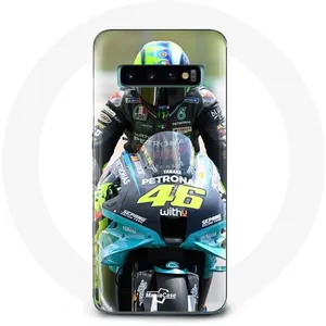 Coque pour Samsung Galaxy s10 plus Valentino Rossi Pilote de course moto 46 Maniacase pas cher