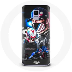 Coque pour Samsung Galaxy A6 2018 Formule 1 Esteban Ocon Pilote automobile de F1 Maniacase pas cher