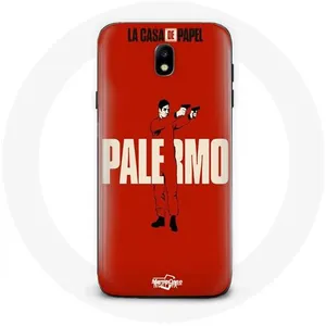 Coque pour Samsung Galaxy j7 2017 La casa de papel Palermo dessin Maniacase pas cher