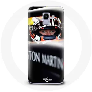 Coque pour Samsung Galaxy A8 2018 Formule 1 Max Verstappen Pilote automobile Maniacase pas cher