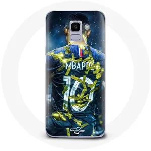 Coque pour Samsung Galaxy A6 2018 Mbappé Foot Maniacase pas cher