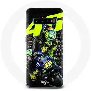 Coque pour Samsung Galaxy s10 plus Valentino Rossi motoGP 46 Pilote de vitesse Maniacase pas cher