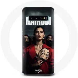 Coque pour Samsung Galaxy s10 plus La casa de papel Nairobi Saison 4 Maniacase pas cher