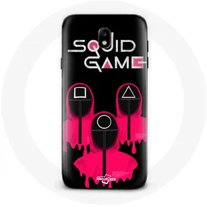 Coque pour Samsung Galaxy j7 2017 Squid Game Masques carré Triangle et Cercle Maniacase pas cher