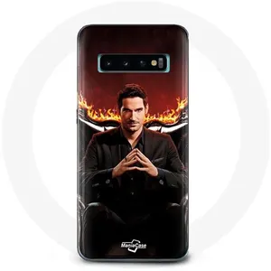 Coque pour Samsung Galaxy s10 plus Lucifer Morningstar Série Saison 3 Maniacase pas cher
