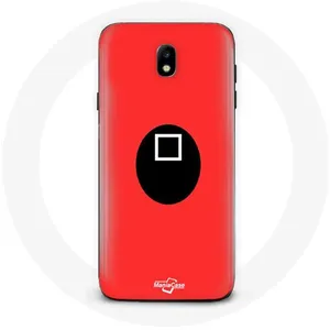 Coque pour Samsung Galaxy j7 2017 Squid Game masque soldat Carre Mania... pas cher