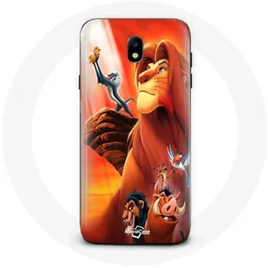 Coque pour Samsung Galaxy J7 2017 Le Roi Lion Simba et Mufasa Maniacase pas cher