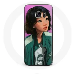 Coque pour samsung galaxy S6 Squid Game Kang Sae Byeok art Maniacase pas cher