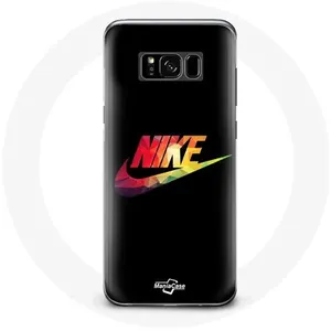 Coque pour Samsung Galaxy S8 plus Nike Logo Couleur fond noir Maniacase pas cher