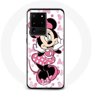 Coque pour Samsung Galaxy S20 Ultra Minnie Mouse Dessin animé mignon rose Maniacase pas cher