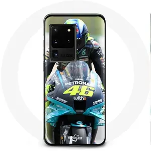 Coque pour Samsung Galaxy S20 Ultra Valentino Rossi Pilote de course moto 46 Maniacase pas cher