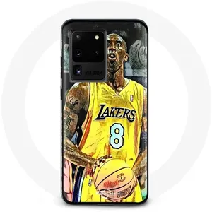 Coque pour Samsung Galaxy S20 Ultra Kobe Bryant Dunk lakers 8 NBA Noir Maniacase pas cher