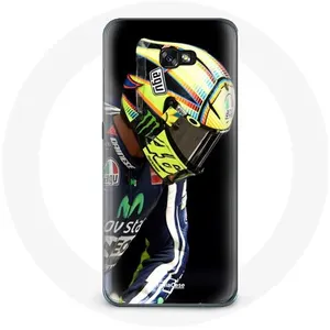 Coque pour samsung galaxy A5 2017 Valentino Rossi pilote de vitesse moto Maniacase pas cher