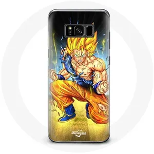 Coque pour Samsung Galaxy S8 plus Son goku dragon ball corps enervé Maniacase pas cher