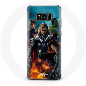 Coque pour Samsung Galaxy S8 plus Avengers film de super héros Maniacase pas cher