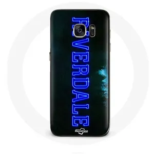 Coque pour Samsung Galaxy S6 edge Riverdale Série Logo bleu Maniacase pas cher