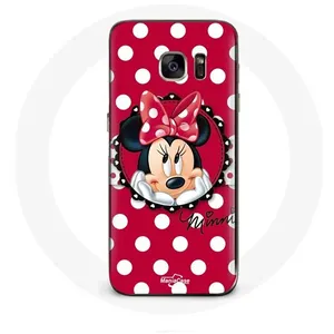 Coque pour Samsung Galaxy S6 Minnie Mouse Dessin animé Rouge Maniacase pas cher