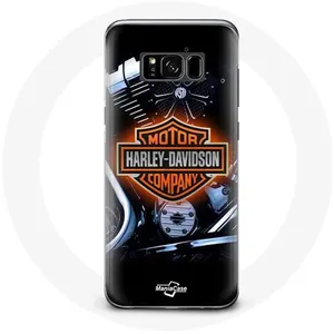 Coque pour Samsung Galaxy S8 plus Harley Davidson Compagnie automobile logo Maniacase pas cher