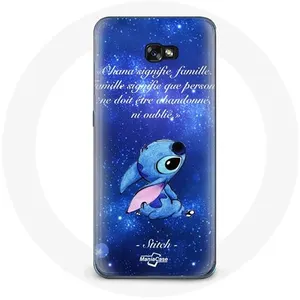 Coque pour samsung galaxy A5 2017 Stitch Ohana Citation Maniacase pas cher