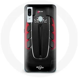 Coque pour samsung galaxy A30 Audi RS Logo rouge Maniacase pas cher