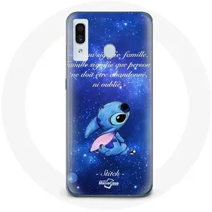 Coque pour Samsung Galaxy A20 Stitch Ohana Citation Maniacase pas cher