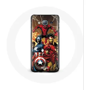 MANIACASE Coque pour Samsung Galaxy j3 2016 Avengers invaders Anciens soldats Ma... pas cher