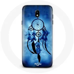 Coque pour Samsung Galaxy J7 2017 Attrape rêve bleu Maniacase pas cher