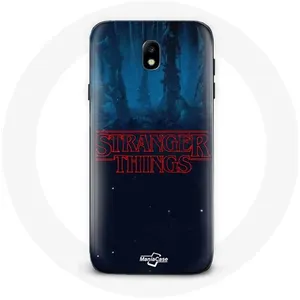 Coque pour Samsung Galaxy J7 2017 Stranger Things logo de la saison 2 Maniacase pas cher
