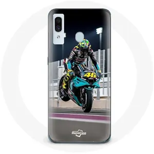 Coque pour samsung galaxy A30 Valentino Rossi Pilote de vitesse motoGP Maniacase pas cher