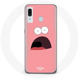 Coque pour Samsung Galaxy A20 Patrick Étoile Bob l'éponge rose Maniacase pas cher