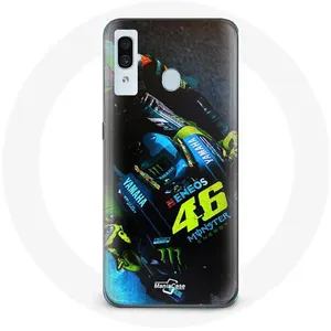 Coque pour samsung galaxy A30 Valentino Rossi Pilote de course Moto GP... pas cher