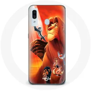 Coque pour Samsung Galaxy A30 Le Roi Lion Simba et Mufasa Maniacase pas cher