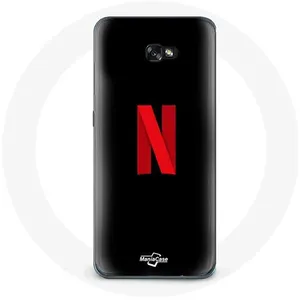Coque pour Samsung Galaxy A3 2017 Netflix Logo rouge fond noir Maniacase pas cher
