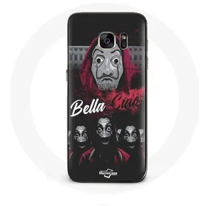 Coque pour samsung galaxy S6 La casa de papel bella ciao logo Maniacase pas cher