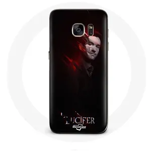 Coque pour Samsung Galaxy S6 Lucifer Série fond noir Maniacase pas cher