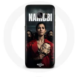 Coque pour Samsung Galaxy S6 La casa de papel Nairobi Saison 4 Maniacase pas cher
