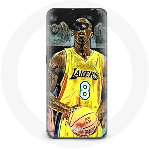 Coque pour samsung galaxy A5 2017 Kobe Bryant Dunk lakers 8 NBA Noir Maniacase pas cher