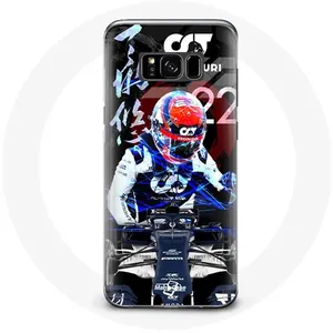 Coque pour Samsung Galaxy S8 plus Formule 1 Yuki Tsunoda pilote automobile japonais de F1 Maniacase pas cher